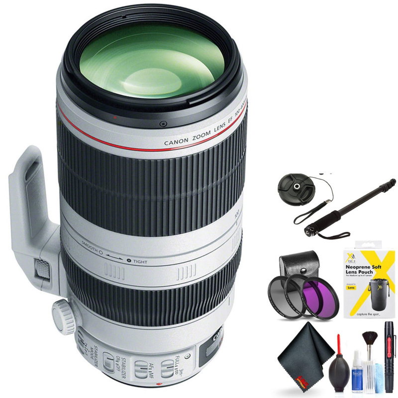 Canon EF 100-400mm F/4.5-5.6L is Ii USM Lens for 6D, 5D Mark IV, 5D Mark III, 5D Mark II, 6D Mark II, 5Dsr, 5Ds, 1Dx, 1D (International Model)