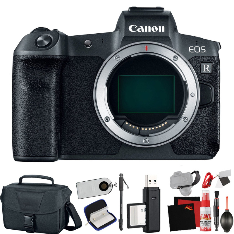 Canon EOS R Mirrorless Digital Camera (Body Only) (International Model) with Extra Accessory Bundle