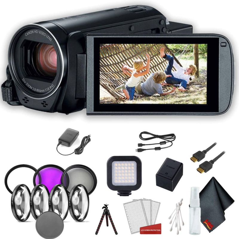 Canon VIXIA HF R800 Camcorder (Black) Standard Accessory Bundle (International Model)