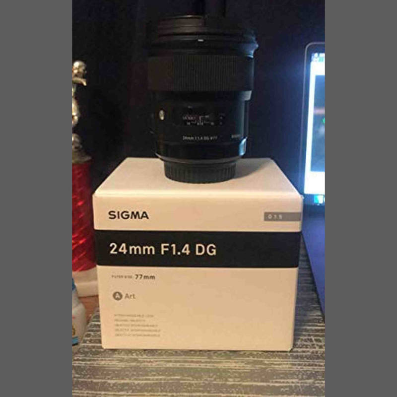 Sigma 401101 Canon EF Cameras 24mm f/1.4 Wide-Angle-Prime Lens Fixed Prime (International Model) No Warranty