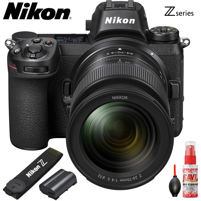 Nikon Z6 Mirrorless Digital Camera with 24-70mm Lens International Model Bundle
