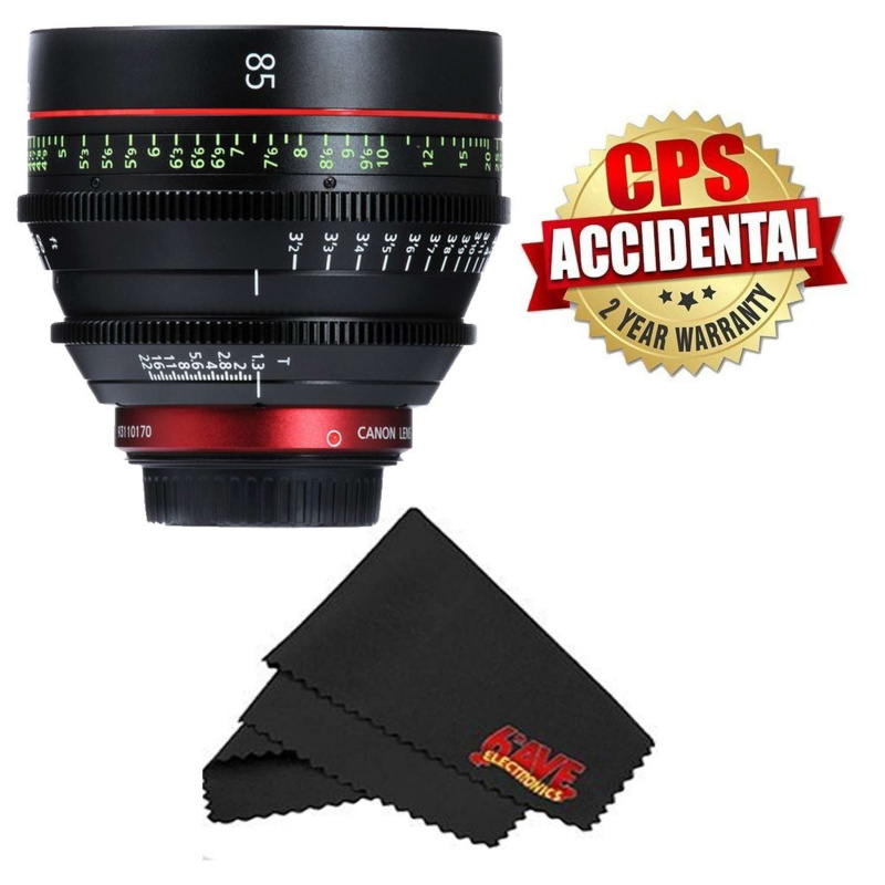 Canon CN-E Cinema Prime Lens (International Version) 2 Year Warranty (85MM) (International Model)