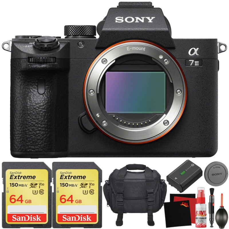 Sony Alpha a7 III Mirrorless Digital Camera International Version Mega Accessory Kit