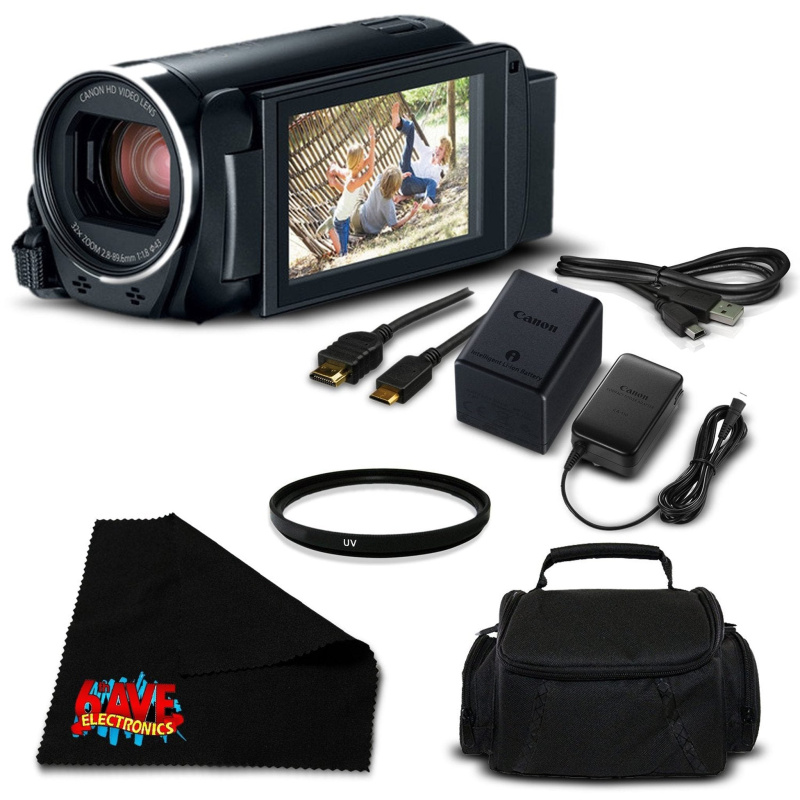 Canon VIXIA HF R800 Camcorder (Black) Full HD 1080p - Bronze Level Bundle (International Model)