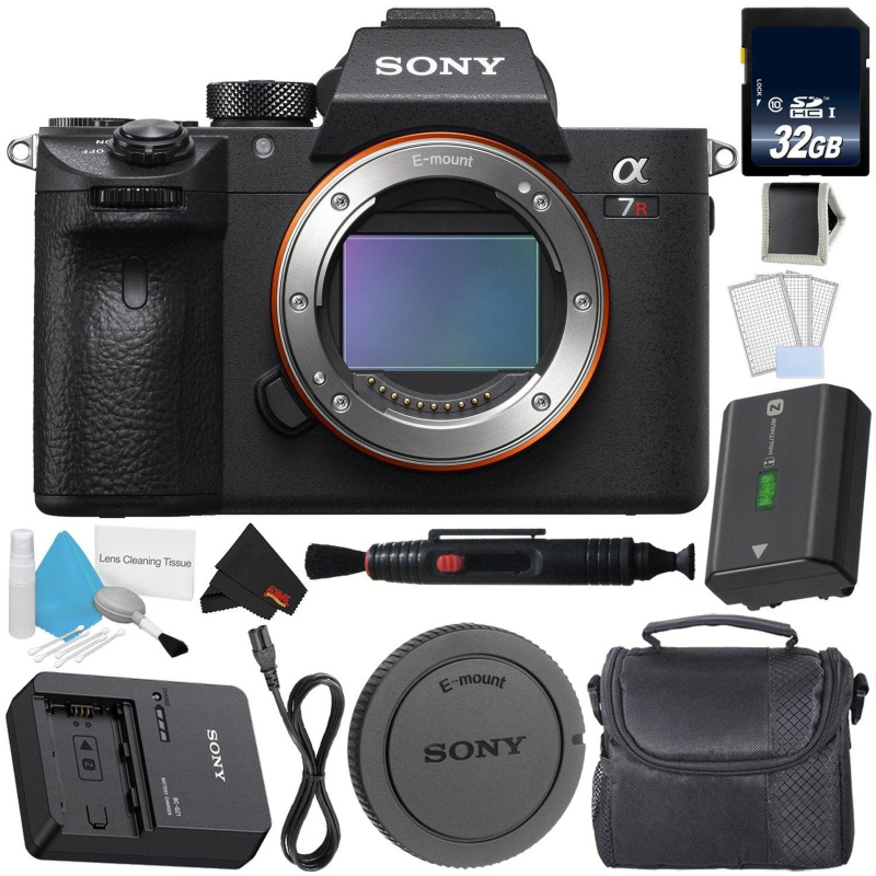 Sony Alpha a7R III 42.4MP Full Frame Mirrorless Interchangeable-Lens Digital Camera Body - Bundle with 32GB Memory Card