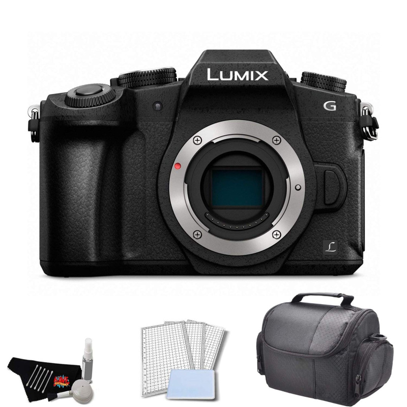 Panasonic Lumix DMC-G85 Mirrorless Micro Four Thirds Digital Camera (Body Only) Bundle with Carrying Case + LCD Screen P