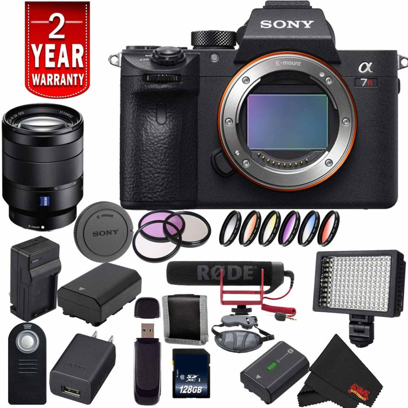 Sony Alpha a7R III ILCE7RM3/B (A7RM3) Mirrorless Digital Camera International Model + Sony 24-70mm Lens Video Bundle