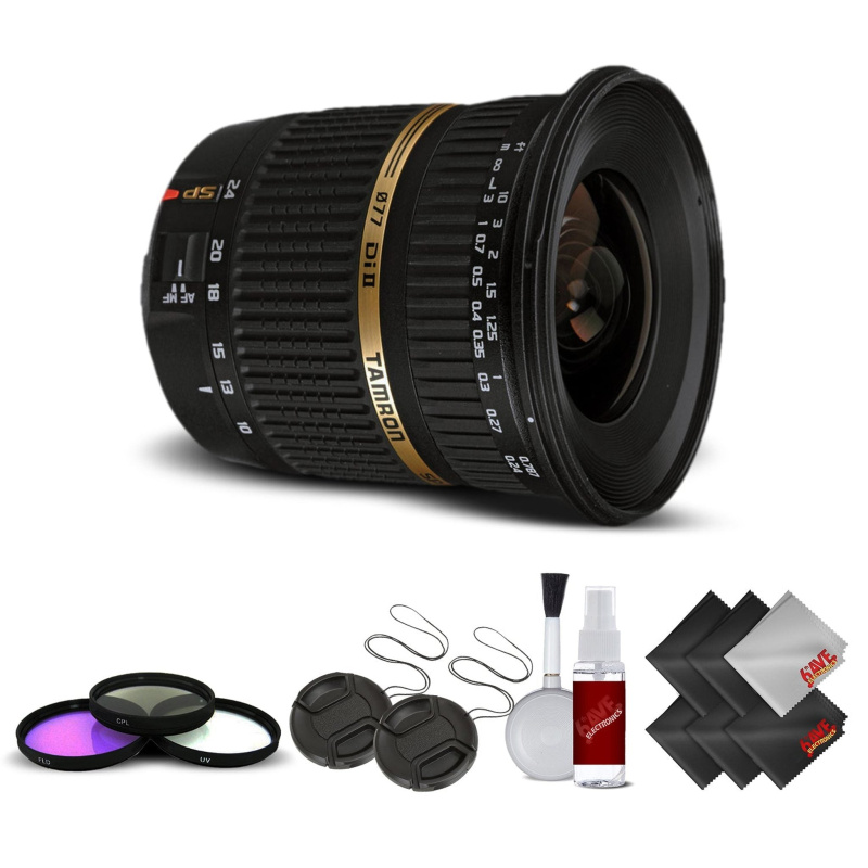 Tamron SP AF 10-24mm f / 3.5-4.5 DI II Lens For Canon International Version (No Warranty) Base Kit (International Model)