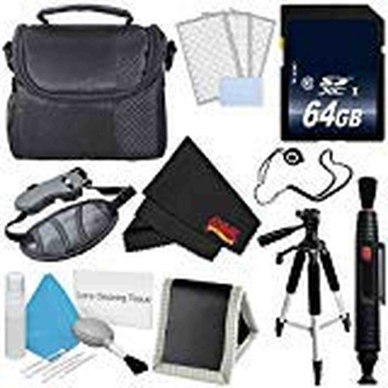 Accessory Kit for Nikon Coolpix B500,B700, P900, 64GB SDXC Class 10 Secure Digital High Speed Memory Card + Camera Case