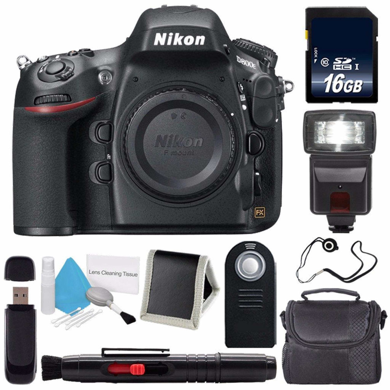 Nikon D800E Digital Camera (Body Only) (International Model) + 16GB Memory Card