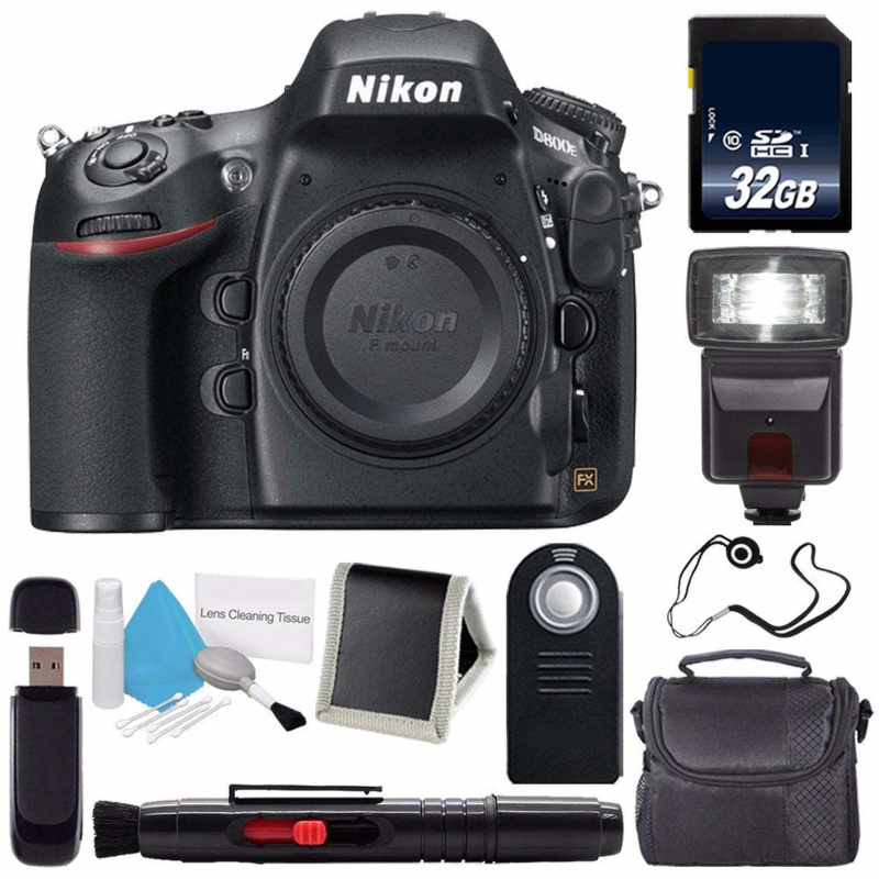 Nikon D800E Digital Camera (Body Only) (International Model) + 32GB Memory Card