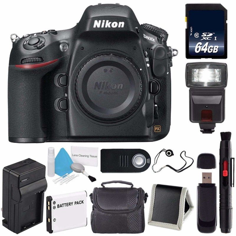 Nikon D800E Digital Camera (Body Only) (International Model) + 64GB Memory Card