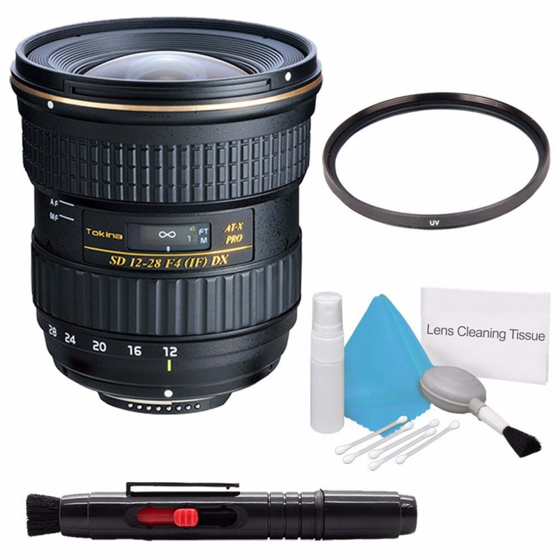 Tokina 12-28mm f/4.0 at-X Pro APS-C Lens for Canon (International Model) +Deluxe Cleaning Kit + Lens Cleaning Pen Supreme Bundle