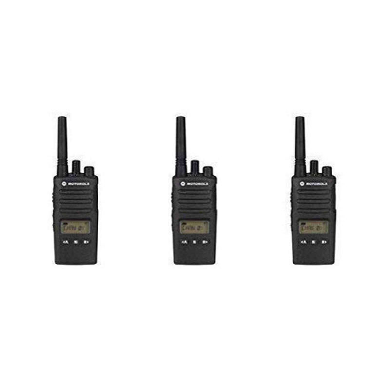 3 Pack of Motorola RMU2080d Business Two-Way Radio LED Display 2 Watts/8 Channels