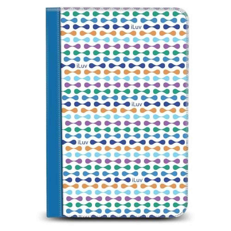 ILUV Iak503Blu Kindle(R) Fire Festival Notebook Folio Case (Blue)