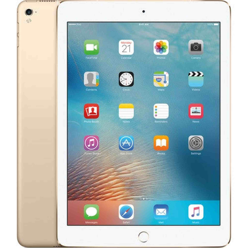 iPad Pro 9.7-inch (128GB, Wi-Fi + 4G LTE Cellular, Gold) MLQ52LL/A 2016 Model