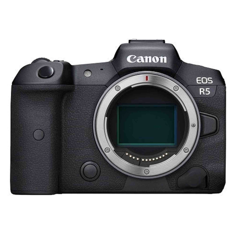Canon EOS R5 Full-Frame Mirrorless Camera with 8K Video, 45 Megapixel Full-Frame CMOS Sensor, DIGIC X Image Processor, Dual Memory Card Slots, and Up