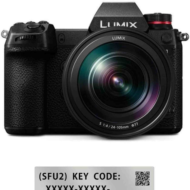 Panasonic LUMIX S1 24.2MP Digital Mirrorless Camera with 24-105mm Plus DMW-SFU2 S1 Filmmaker Upgrade Software Key (VLOG+V GAMMUT/4K 60P 4:2:2 10bit/LU