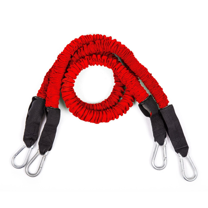 BodyBoss Resistance Bands - Custom Resistance Bands for Total Body Workouts, Red