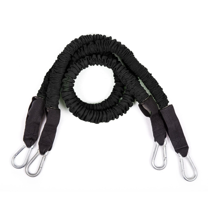 BodyBoss Resistance Bands - Custom Resistance Bands for Total Body Workouts, Black