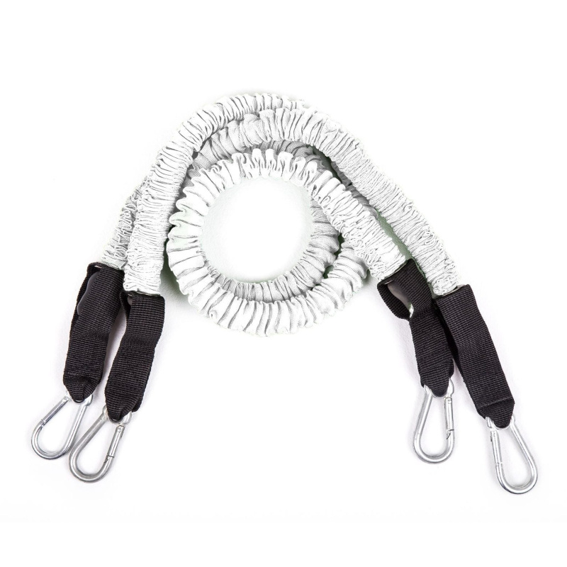 BodyBoss Resistance Bands - Custom Resistance Bands for Total Body Workouts, White