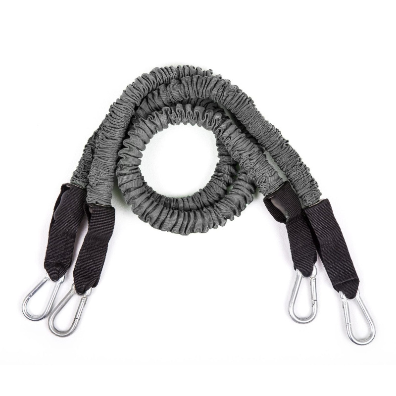 BodyBoss Resistance Bands - Custom Resistance Bands for Total Body Workouts, Gray