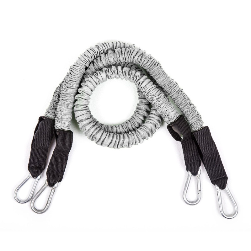 BodyBoss Resistance Bands - Custom Resistance Bands for Total Body Workouts, Silver