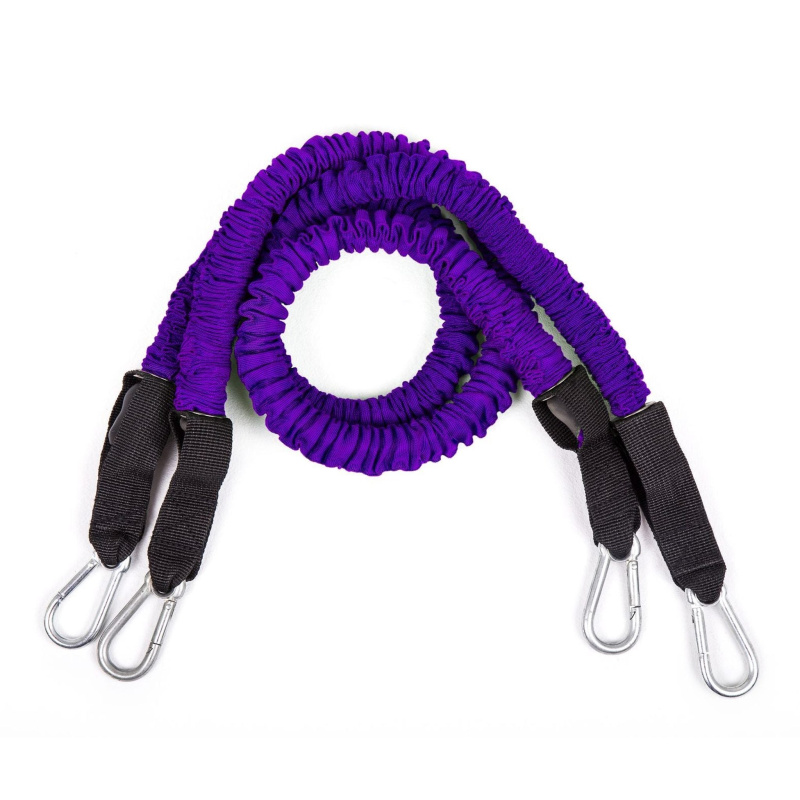 BodyBoss Resistance Bands - Custom Resistance Bands for Total Body Workouts, Purple