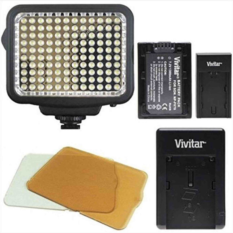 Vivitar VL-180 180 LED Light Panel for Camera/Camcorder