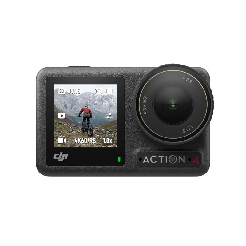 DJI Osmo Action 4 Essential Combo, 4K/120fps Waterproof Action Camera with a 1/1.3-Inch Sensor, Stunning Low-Light Imaging,10-bit & D-Log M Color Perf