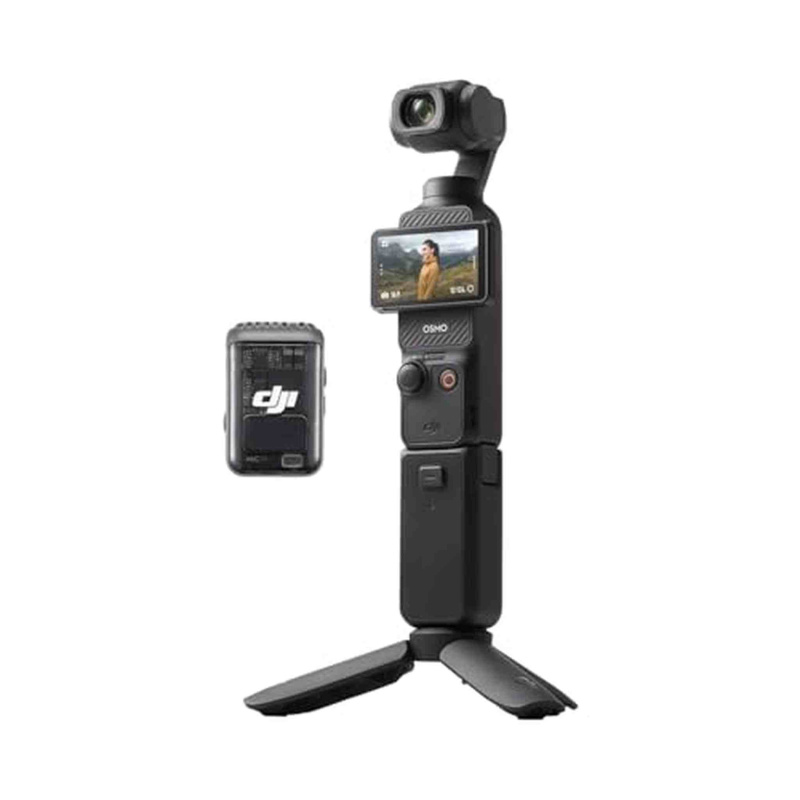 DJI Osmo Pocket 3 Creator Combo, Vlogging Camera with 1'' CMOS, 4K/120fps Video, 3-Axis Stabilization, Face/Object Tracking, Fast Focusing, Mic Includ