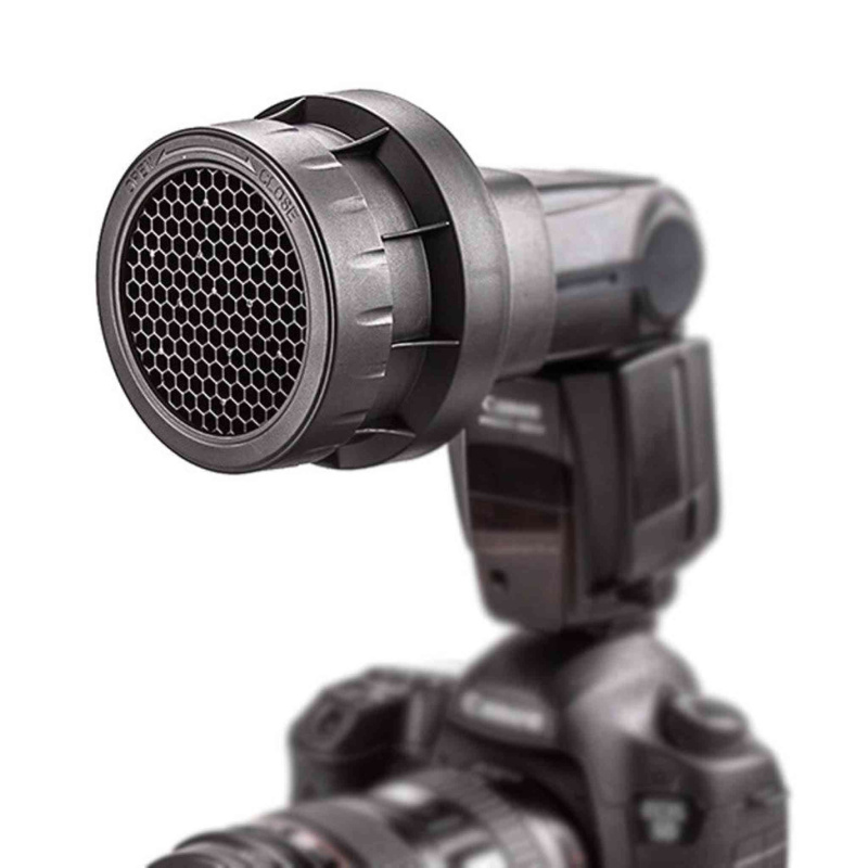 JJC SG-C600II 3-in-1 Stacking Grid Light Modifier System for Camera Flash Canon 600EX-II RT (International Model)