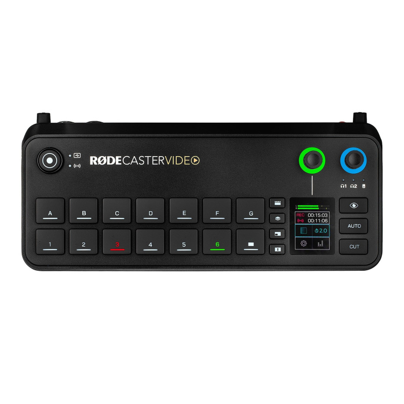 RØDE RØDECaster Video - Professional Video Switcher and Audio Interface - Multi-Camera, 6 x Video Inputs (HDMI and USB), 1080p60, Multi-Source Scenes