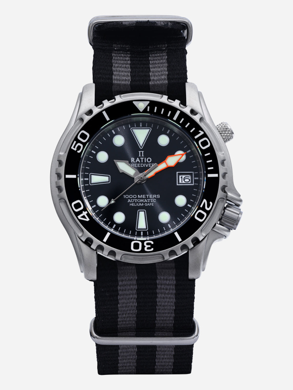 Ratio Free Diver 1066KE20-33VA-BLK-var-NATO1 Automatic Men's Watch