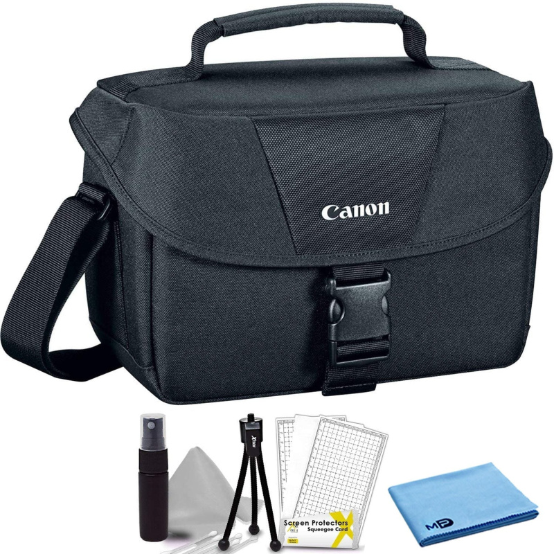 Canon 100ES Padded Digital SLR Camera Case EOS Shoulder Gadget Bag + Bundle 5 (International Model)