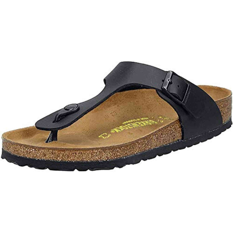 Birkenstock Women's GIzeh Thong Sandal, Black Patent, 38 M EU/7-7.5 B(M) US