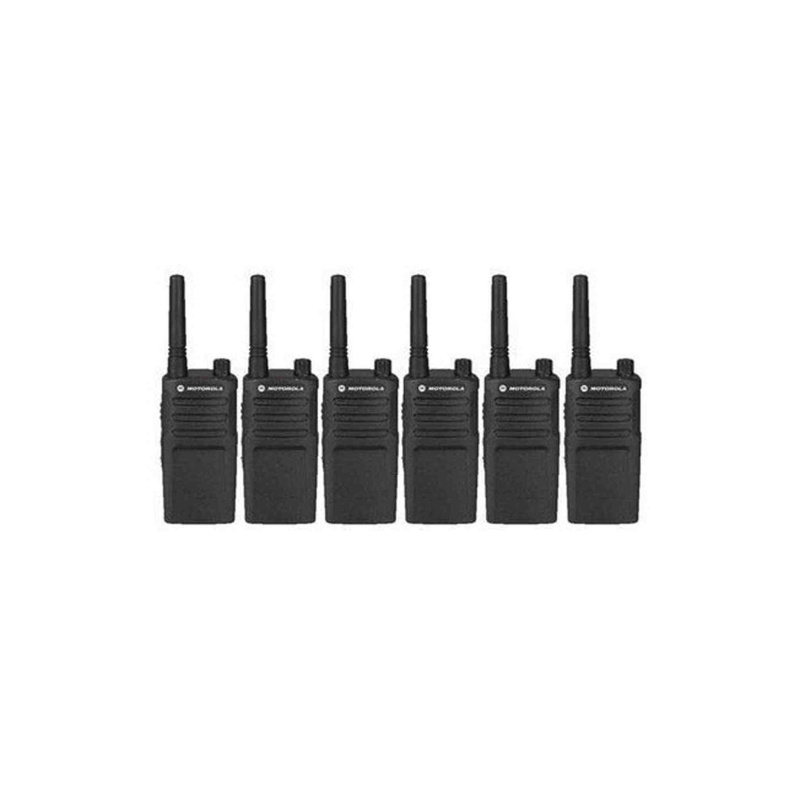 6 Pack of Motorola RMM2050 Two way Radio Walkie Talkies