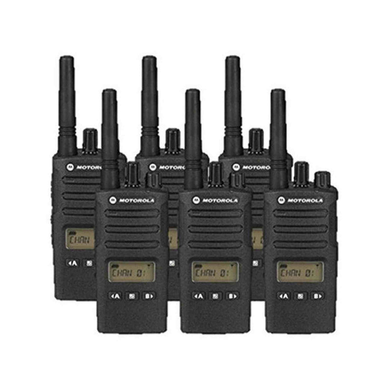 6 x Motorola RMU2080D Two way Radio Walkie Talkies