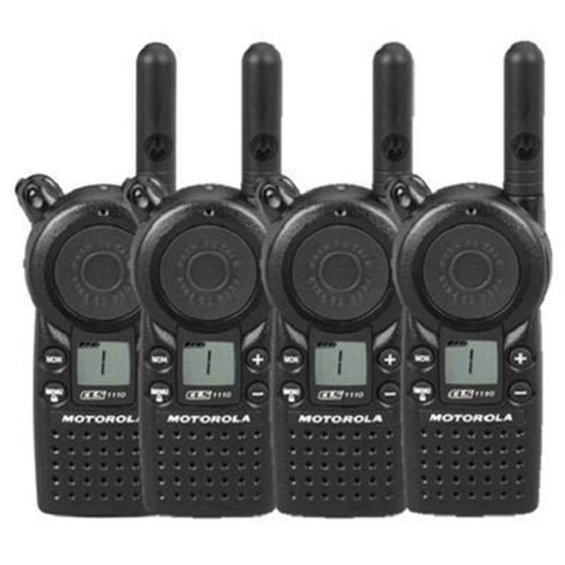 4 x Motorola CLS1110 Two Way Radio Walkie Talkies (UHF)