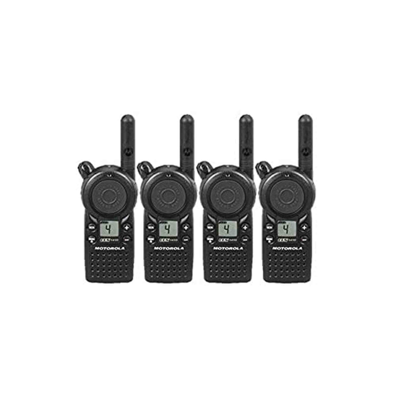 4 Pack of Motorola CLS1410 Two Way Radio Walkie Talkies (UHF)