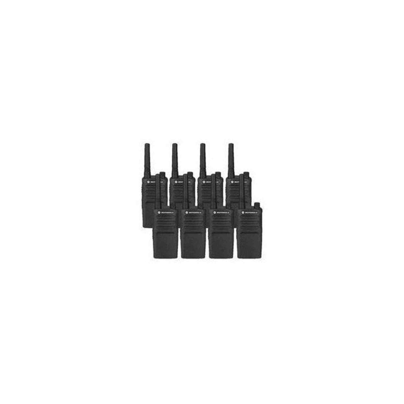 8 Pack of Motorola RMM2050 Two way Radio Walkie Talkies