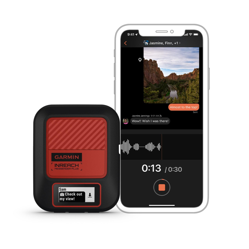 Garmin inReach® Messenger Plus, SOS Satellite Communicator with Photo, Text & Voice Messaging Without Cell Service, Long Battery Life, Durable, Temper