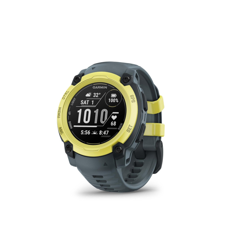 Garmin Instinct® E 40mm, Rugged Outdoor GPS Smartwatch, 24/7 Health Monitoring, Wrist-Based Heart Rate, Up to 16 Days of Battery Life, Electric Lime/T