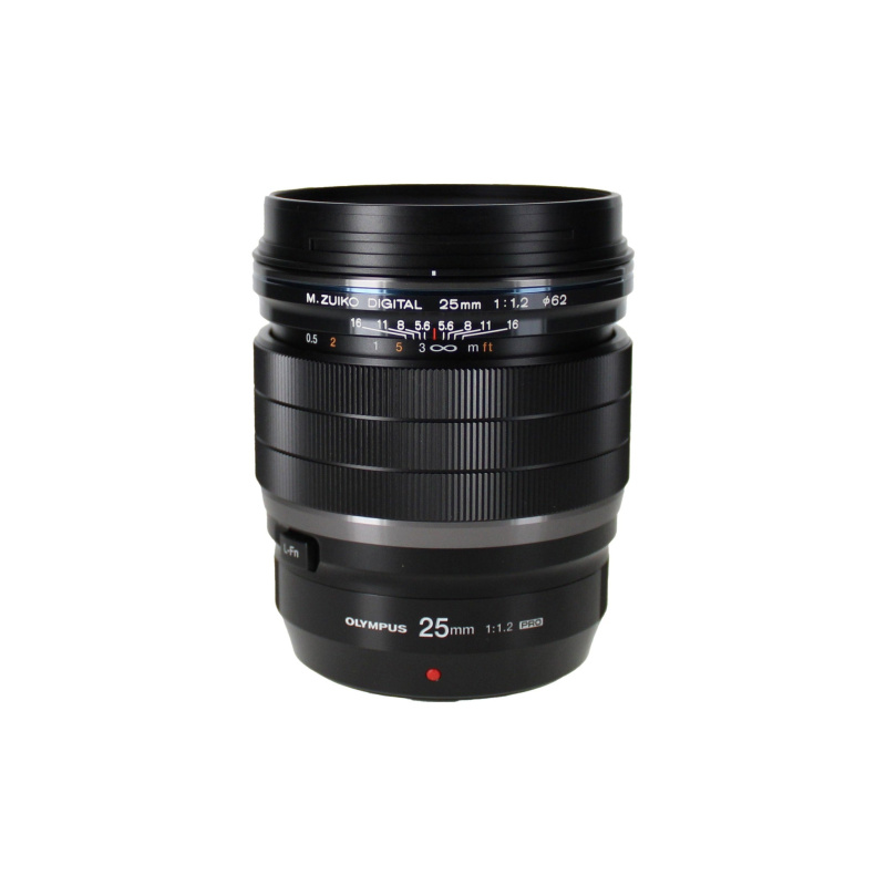 Olympus M. Zuiko Digital ED 25 mm 1:1.2 Pro Lens, Suitable for All MFT Cameras (Olympus OM-D & Pen Models, Panasonic G-Series), Black