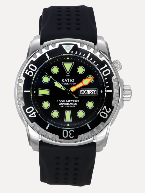 Ratio FreeDiver Version 02 1068HA90-34VA-BLK-V02 Men's Watch
