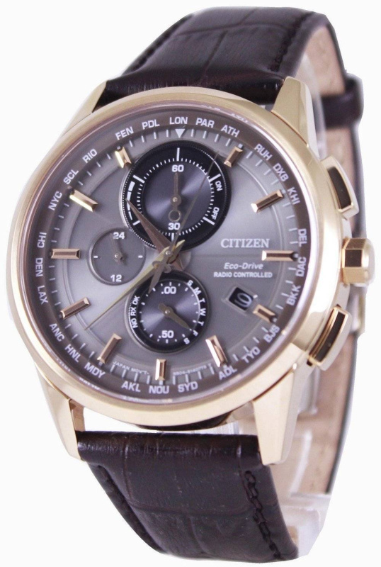 Citizen Eco-Drive Radio Controlled World Time AT8113-12H Men's Watch