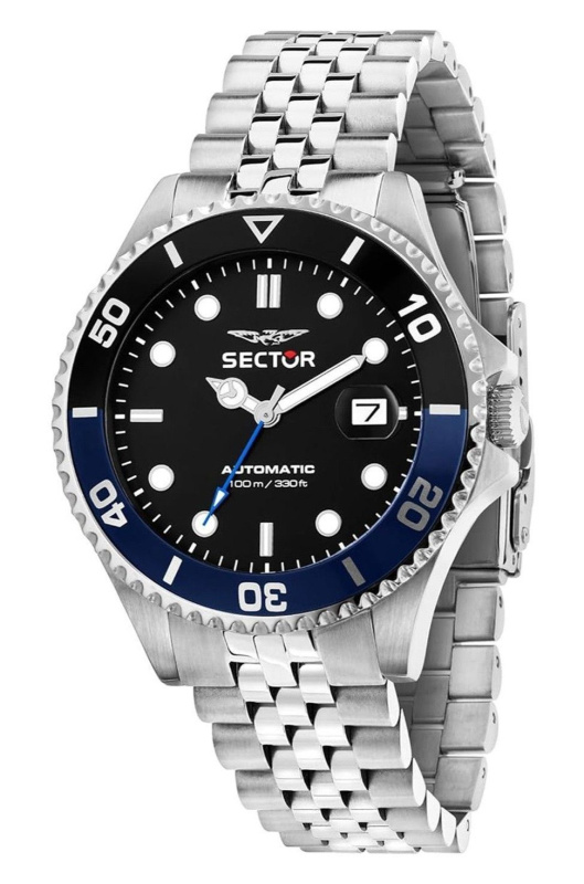 Sector 230 Stainless Steel Black Dial Automatic R3223161016 100M Men's Watch