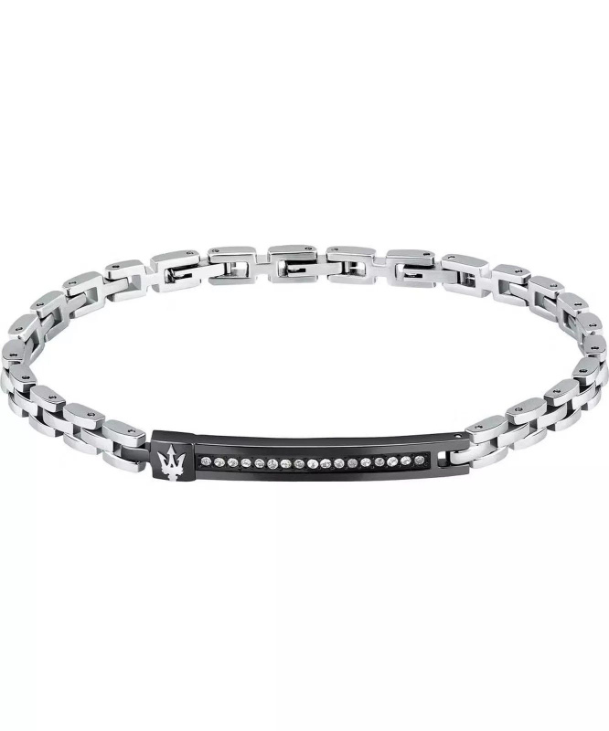 Maserati Iconic Steel Bracelet With Synthetic Stone JM424AVD58 For Men