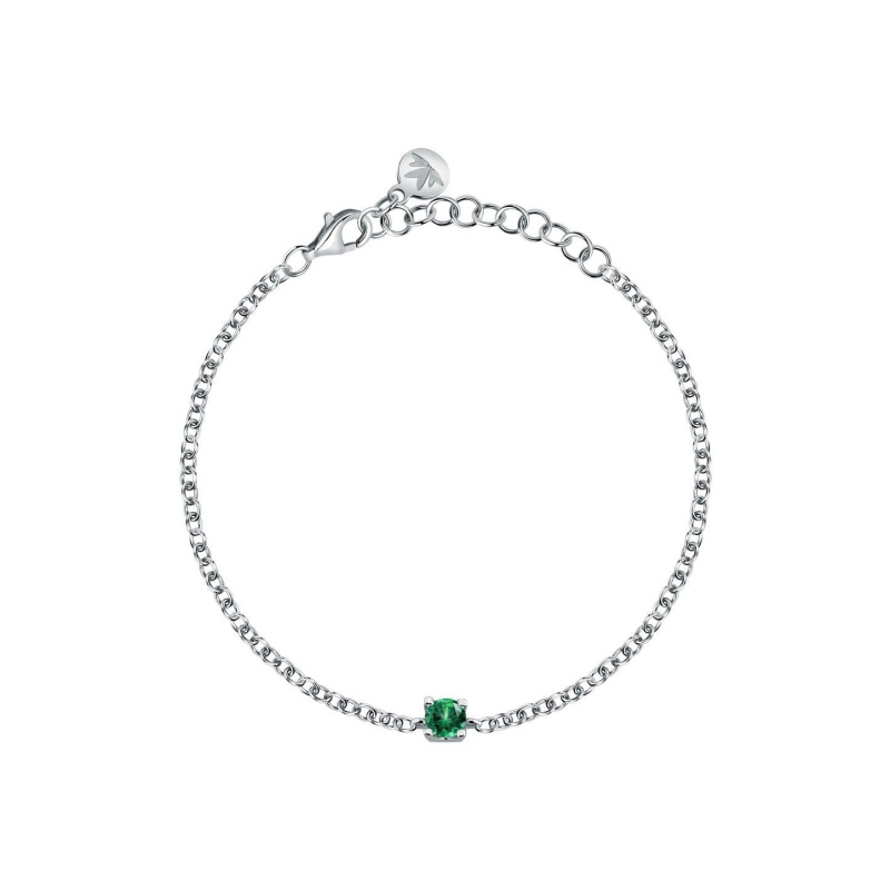 Morellato Tesori Bracelet With Green Stone SAIW239 For Women