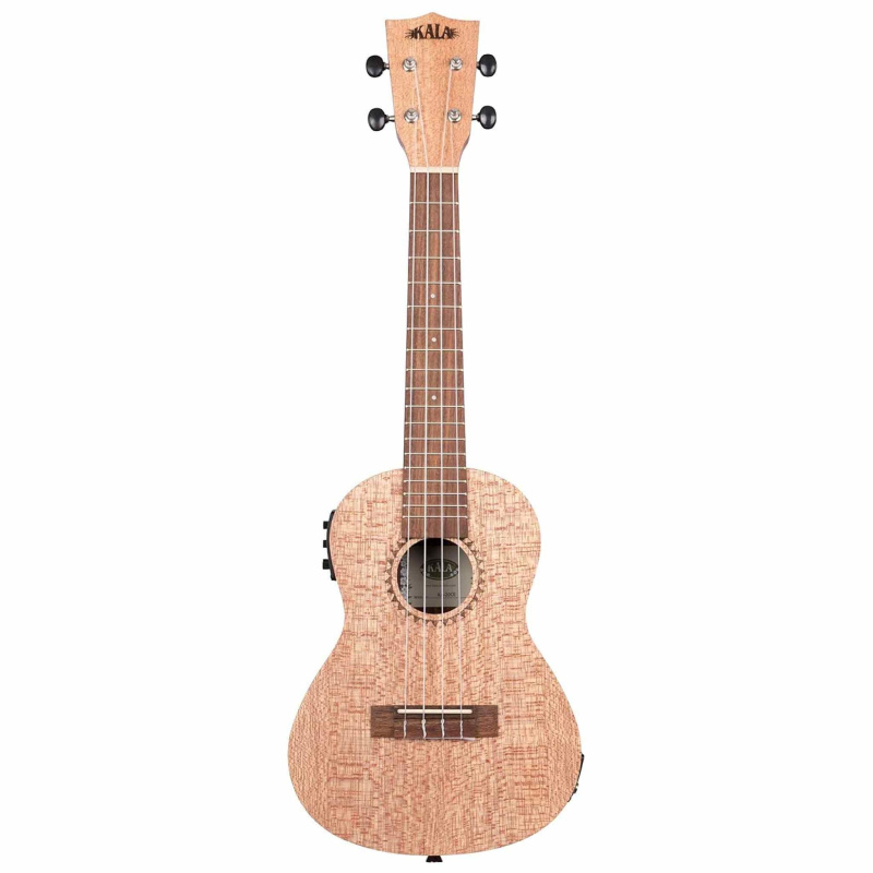 Kala Brand Music Co. KA-20 Collection, 4-String Ukulele, Right, Natural, Concert (KA-20CE)